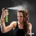 women using hair dryer